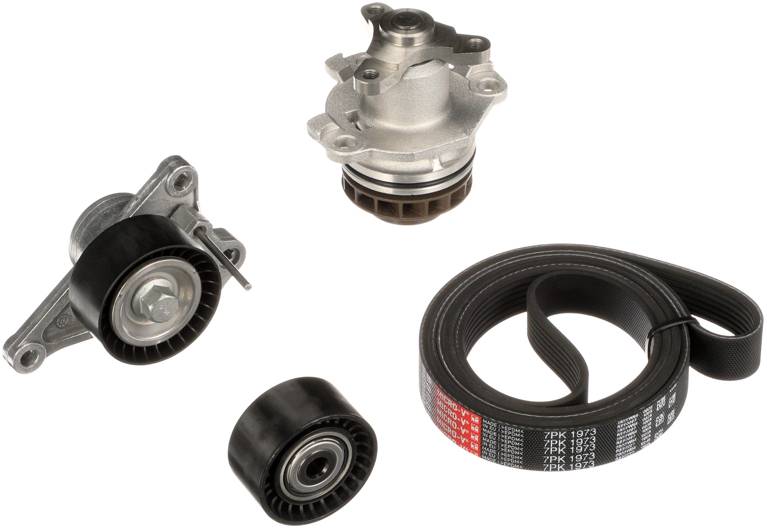 Water Pump + V-Ribbed Belt Kit KP17PK1973