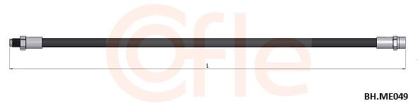 92.BH.ME049 COFLE fékcső