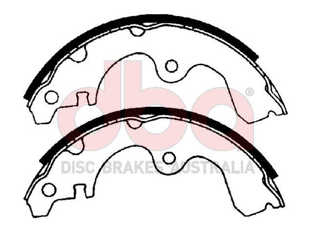 Street Series Brake Shoes [Toyota  Starlet/ Paseo 180mm] - TecDoc Only