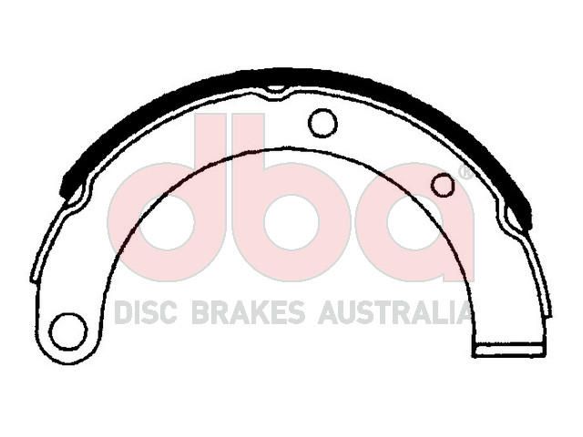 Street Series Brake Shoes [Mitsubishi [2pcs] Parking Brake 180mm] - TecDoc Only