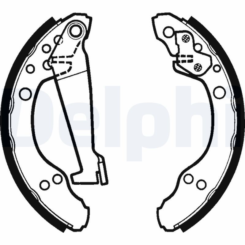 BRP BRS1277 Brake Shoe Set