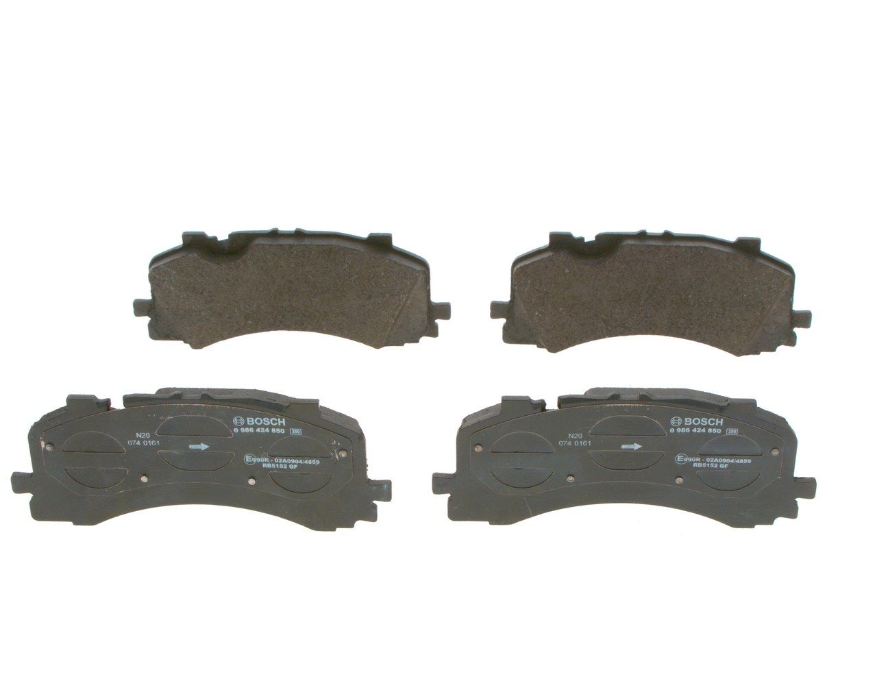 Brake Pad Set, disc brake 0 986 424 850