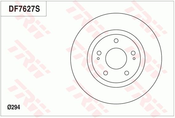 TRW BRAKE DISC - TecDoc Only