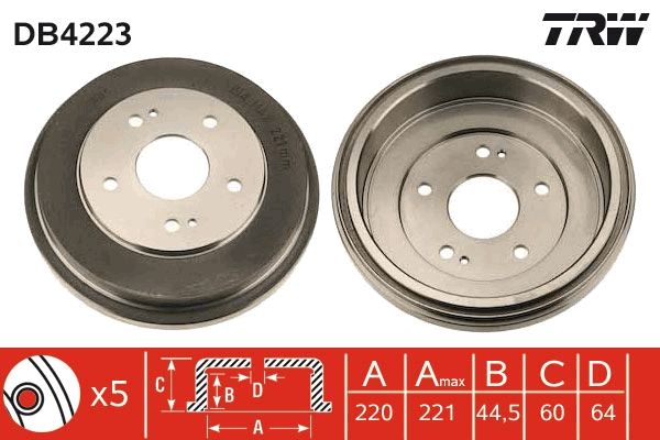 TAMBOUR DE FREIN  9900