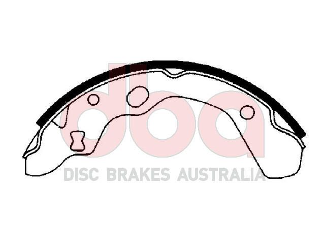 Street Series Brake Shoes [Ford Laser/ Mazda 323 1989-98 200mm] - TecDoc Only