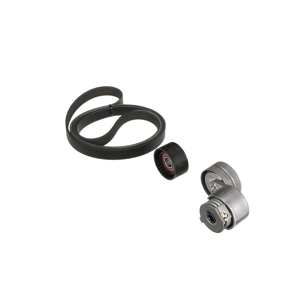 V formos rumbuotas diržas, komplektas