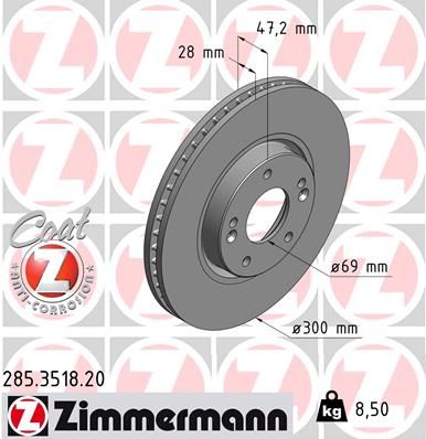 Brake Disc 285.3518.20