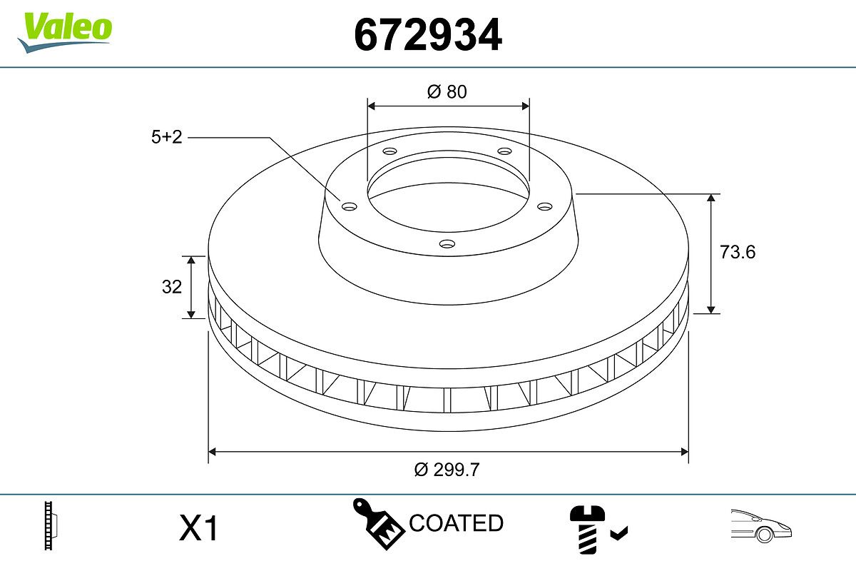 Brake Disc 672934