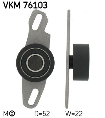 Tensioner Pulley, timing belt VKM 76103