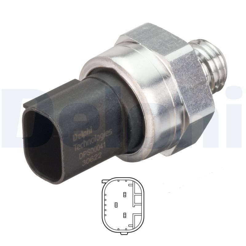 DELPHI DPS00041-12B1 - Sensor, Abgasdruck