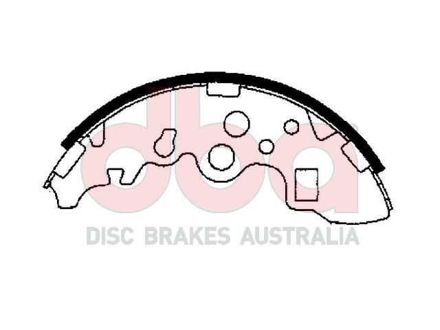 Street Series Brake Shoes [Mazda Vanette S21 220mm] - TecDoc Only