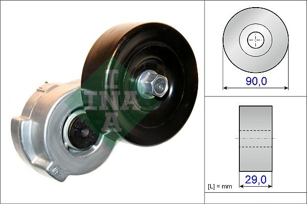 Belt Tensioner, V-ribbed belt 534 0421 10