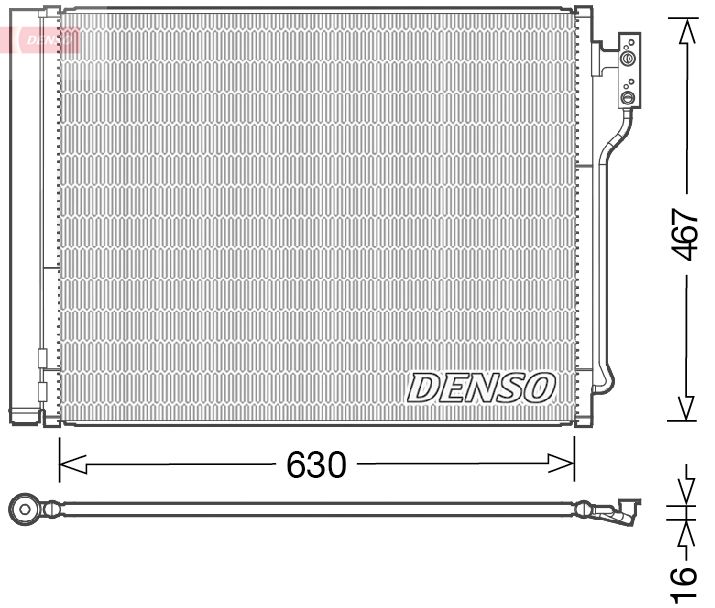 Condenser, air conditioning DCN05031