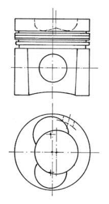 90749600 KOLBENSCHMIDT dugattyú