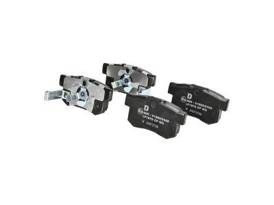 DELPHI LP1972 - Bremsbelagsatz, Scheibenbremse