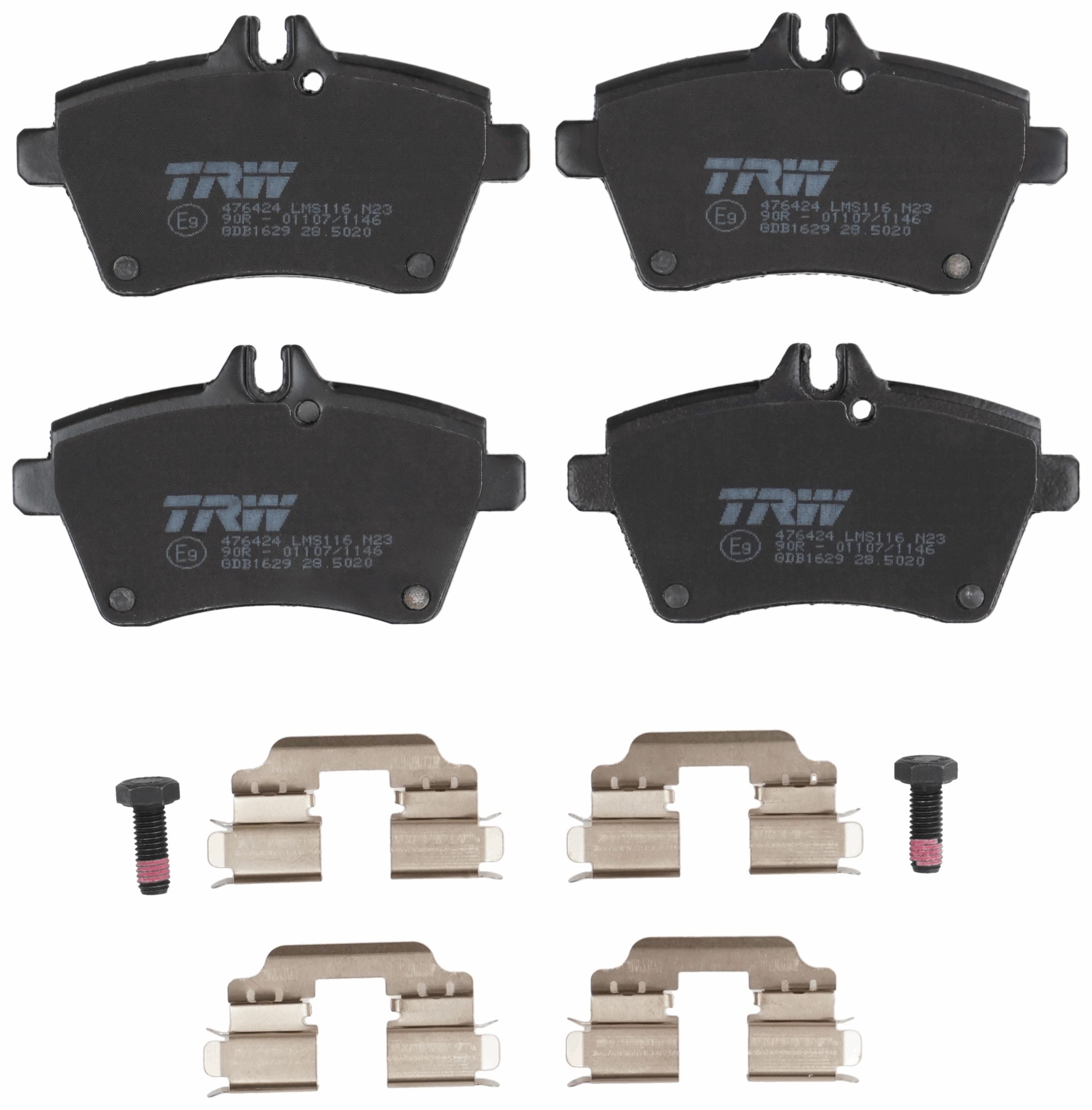 TRW DISC BRAKE PADS - TecDoc 2