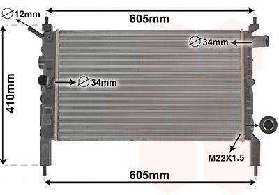 VAN WEZEL 37002023 - K&uuml;hler, Motork&uuml;hlung