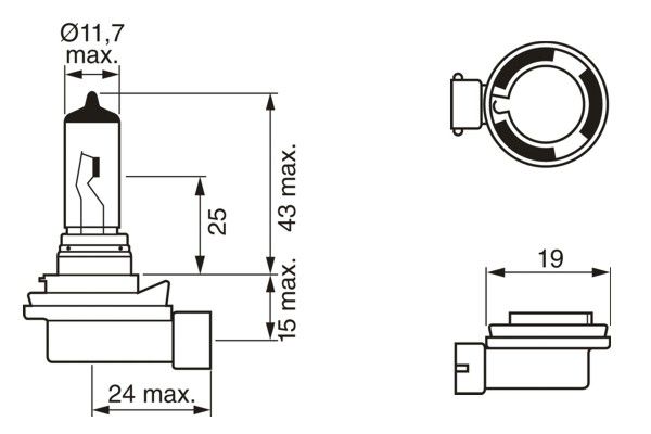Glühlampe, Fernscheinwerfer