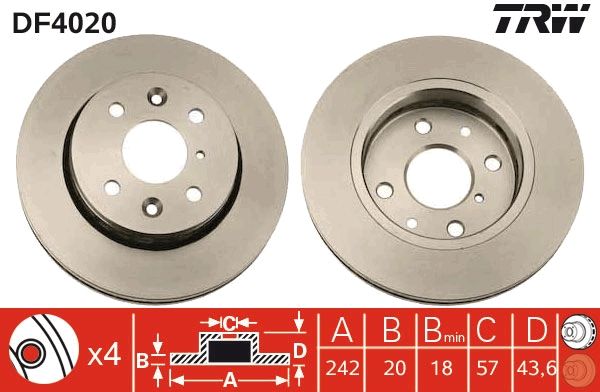 PAIRE DE DISQUES  9900