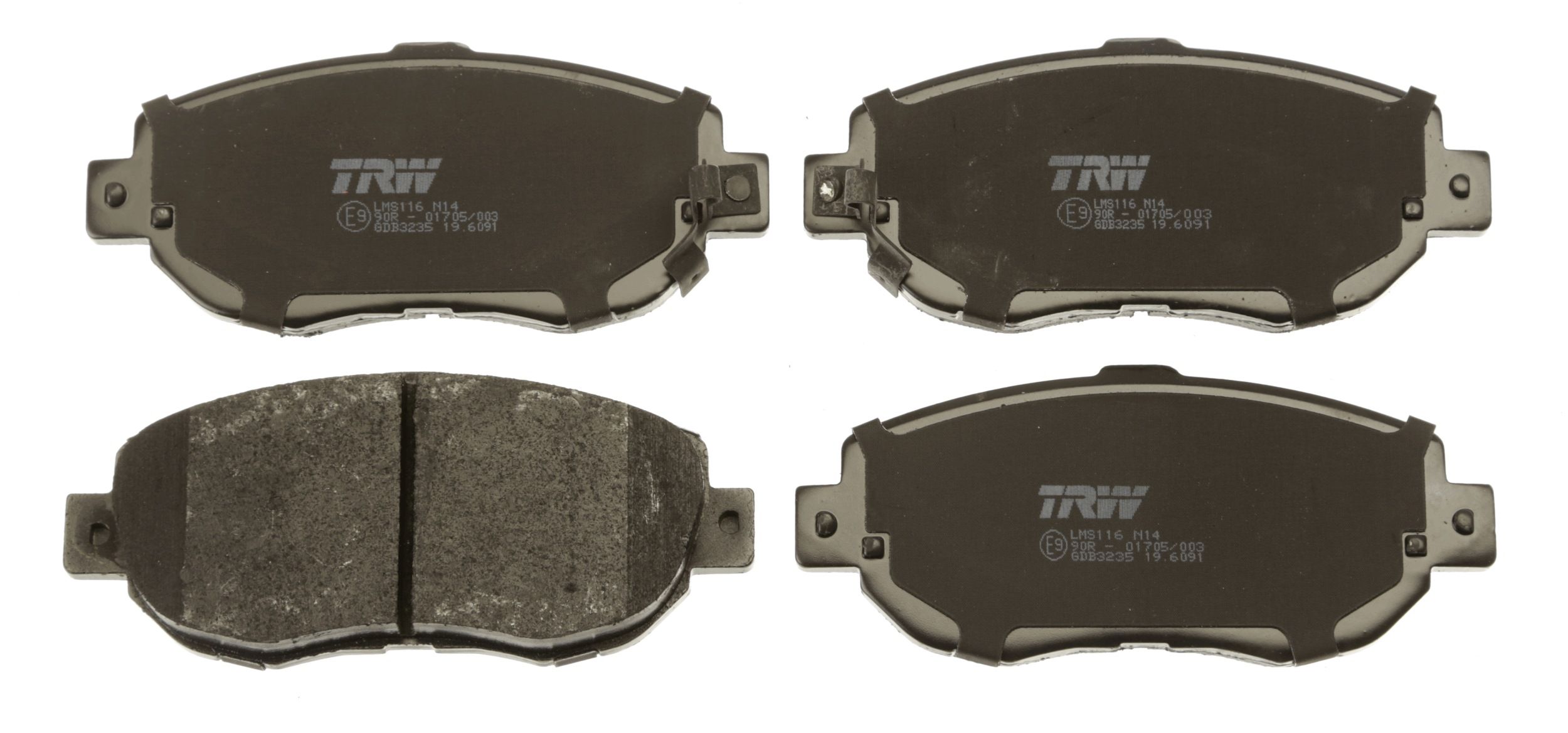 TRW DISC BRAKE PADS - TecDoc 2