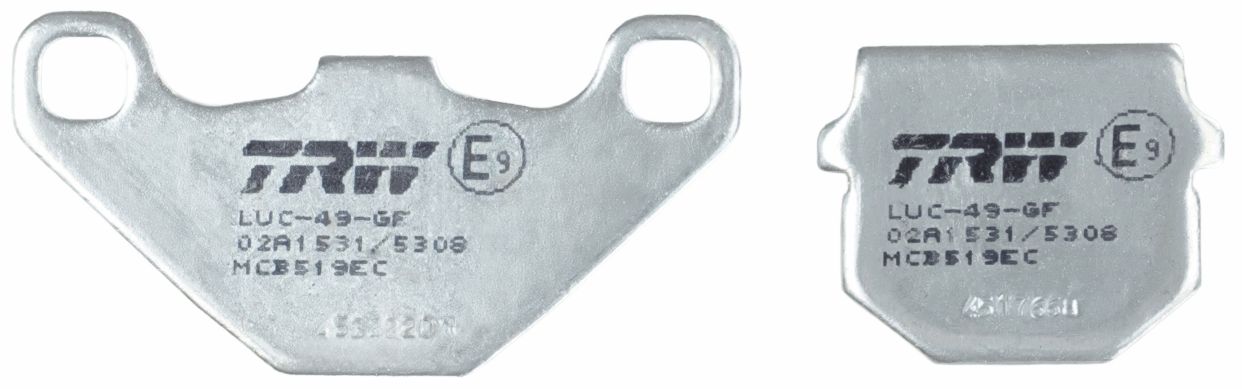 Bremsbelagsatz, Scheibenbremse