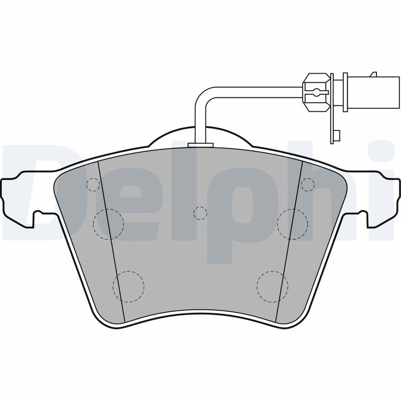 Brake Pad Set, disc brake LP2021