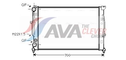 AVA QUALITY COOLING AIA2123 - K&uuml;hler, Motork&uuml;hlung ** CLEVER FIT **
