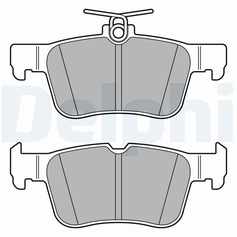 Brake Pad Set, disc brake LP3590