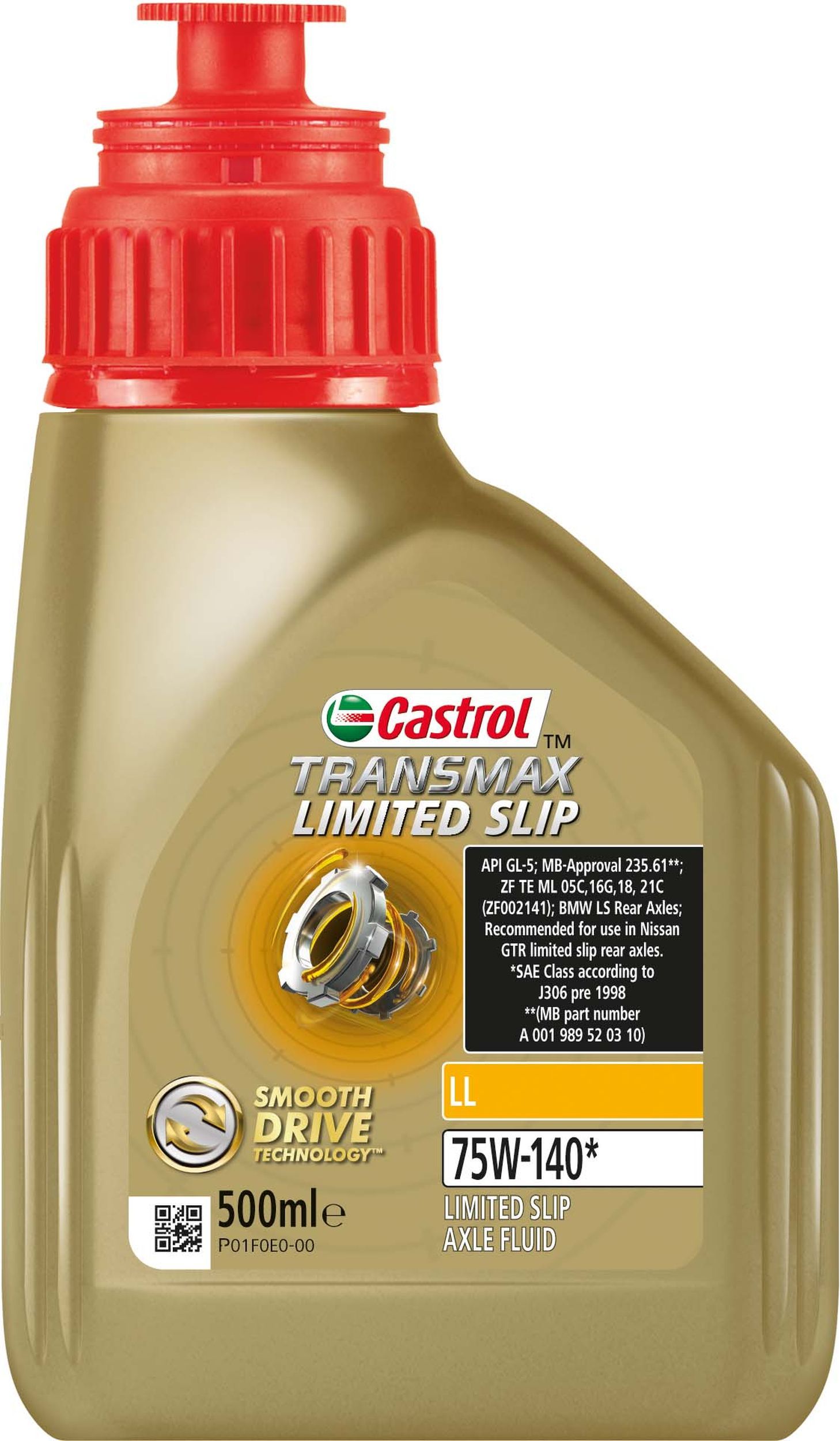 CASTROL 15F1EB - Getriebe&ouml;l Transmax Limited Slip LL 75W-140