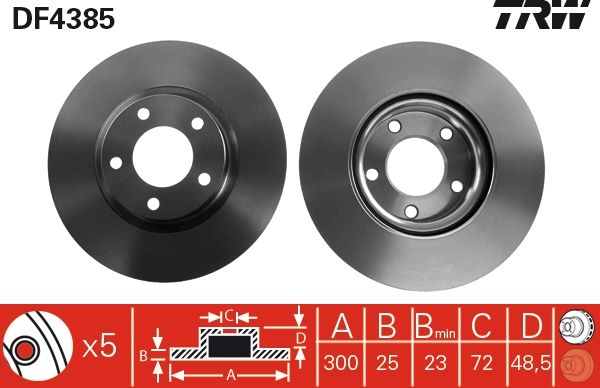 Brake Disc DF4385