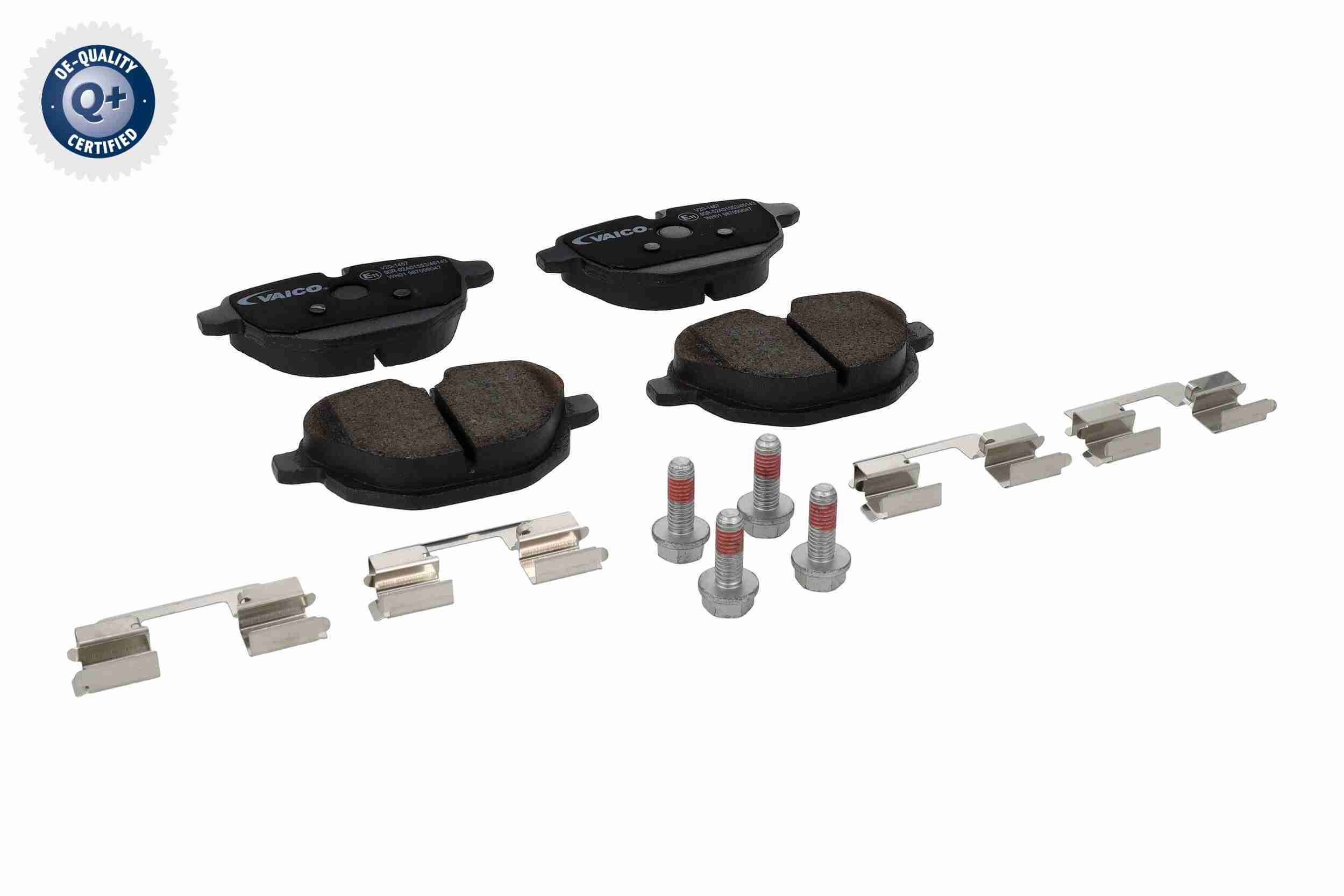 Bremsbelagsatz, Scheibenbremse