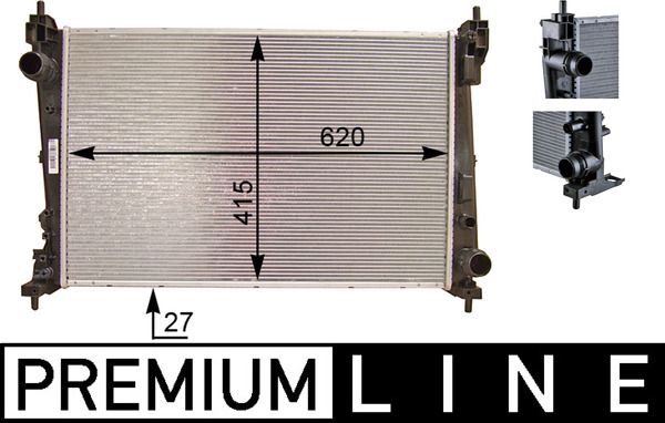 CR 1112 000P MAHLE BEHR *** PREMIUM LINE *** hűtő, motorhűtés