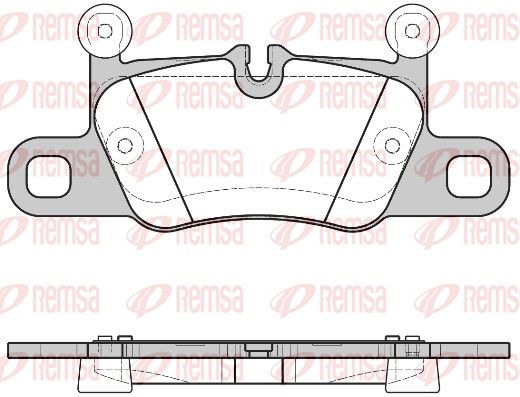 Brake Pad Set, disc brake 1714.00