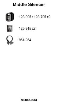 Mittelschalldämpfer