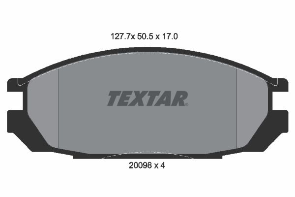 Brake Pad Set, disc brake 2009801