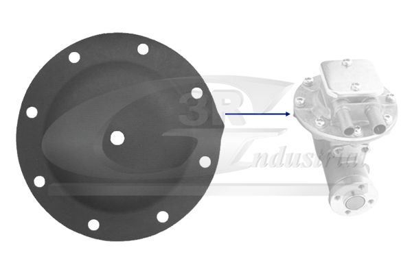 3RG 80005 - Membran, Unterdruckpumpe