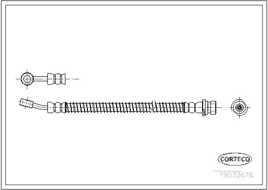 FLEXIBLE DE FREIN HYUNDAI SONATA  0705