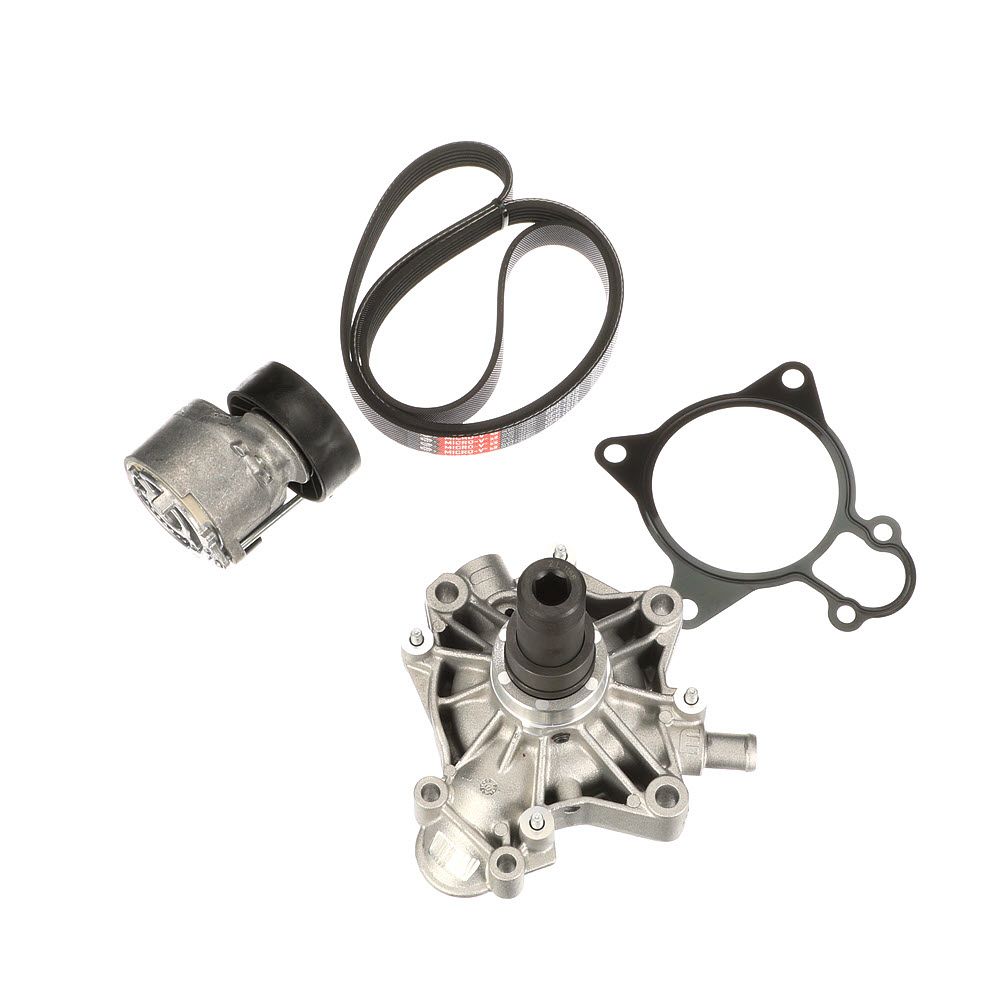 vandens siurblys + V formos rumbuotas diržas, komplektas