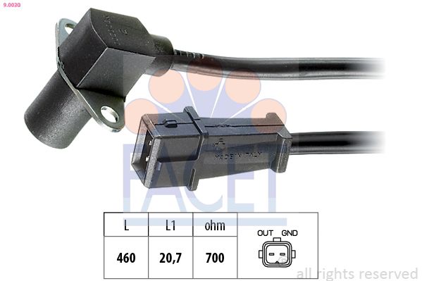 Sensor, crankshaft pulse 9.0030