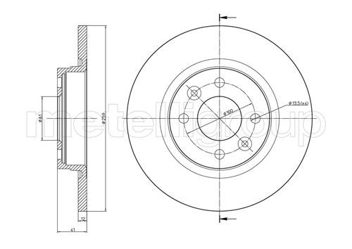 Brake Disc 23-0864C