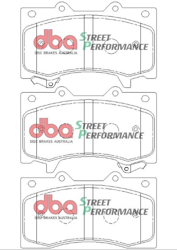 DBA SP PERFORMANCE BRAKE PADS [ Nissan Patrol Y62 2010-13 F ] - TecDoc Only