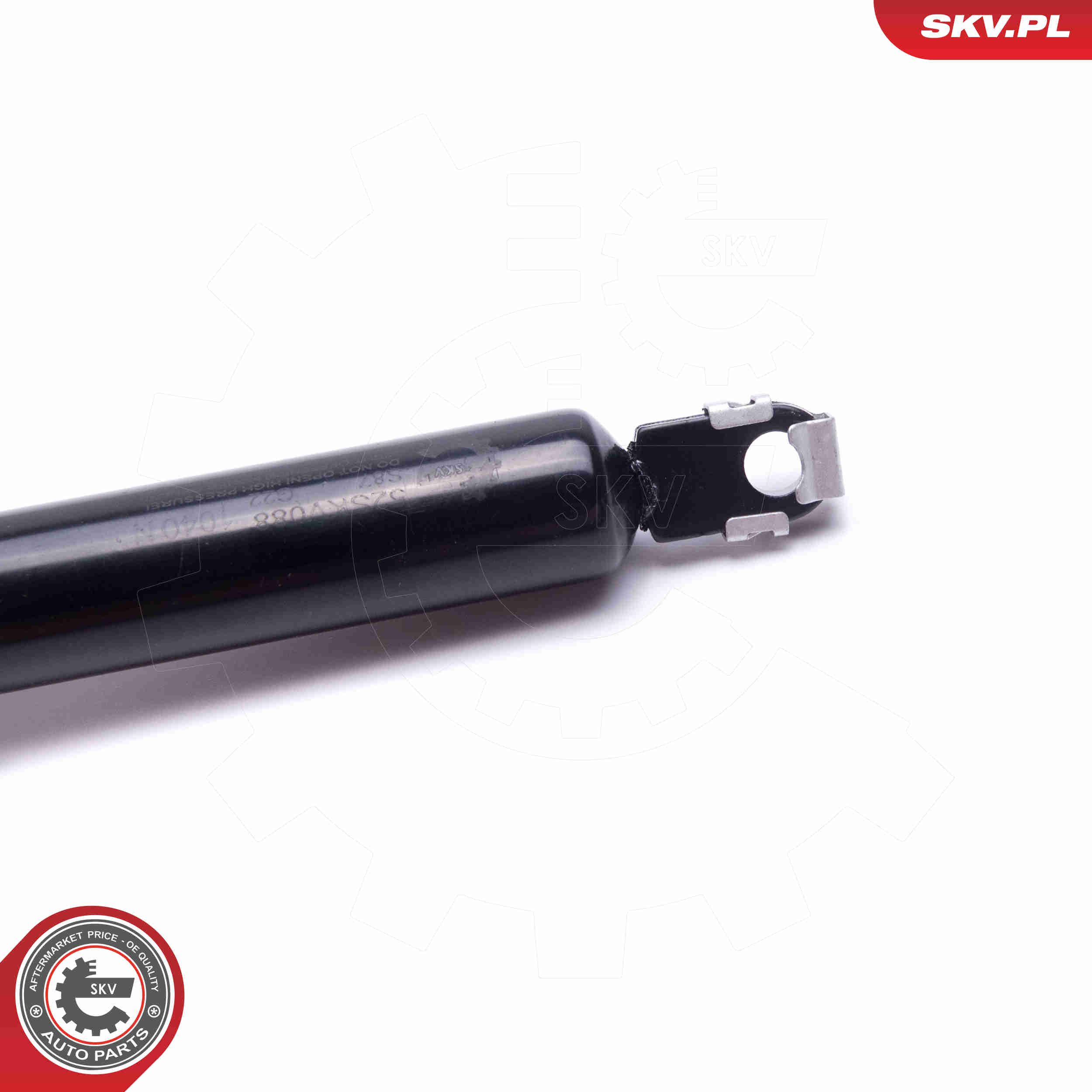 Gasfeder, Motorhaube