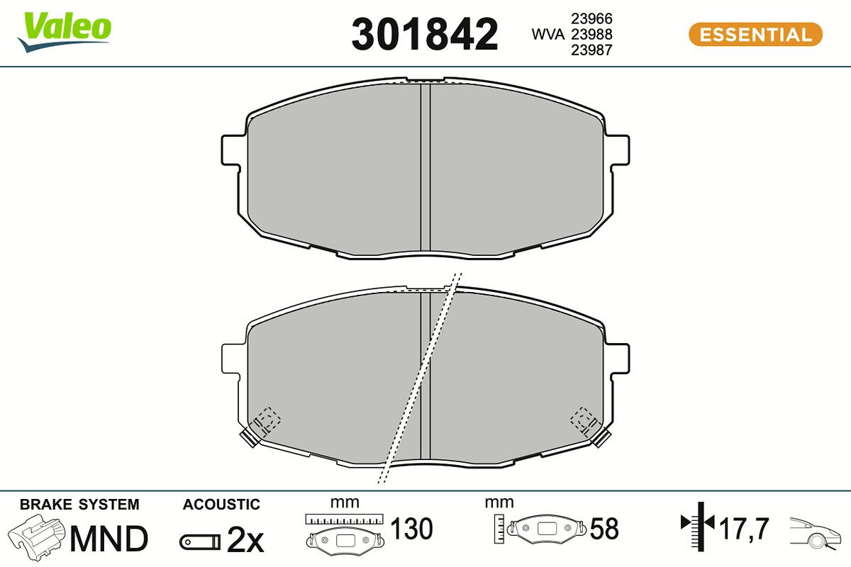 Bremsbelagsatz, Scheibenbremse