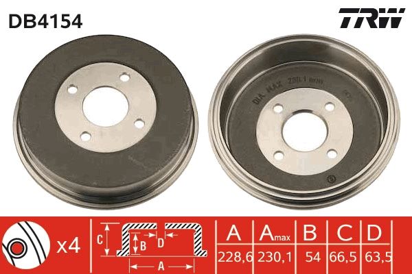 Brake Drum DB4154