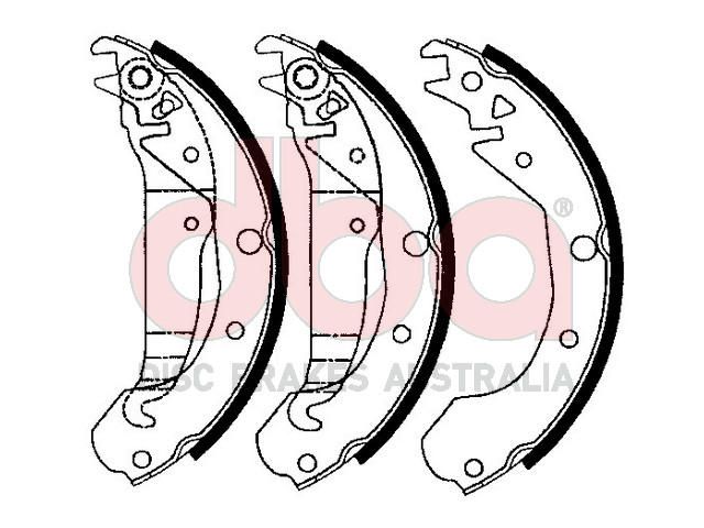 Street Series Brake Shoes [Daewoo Leganza 230mm] - TecDoc Only