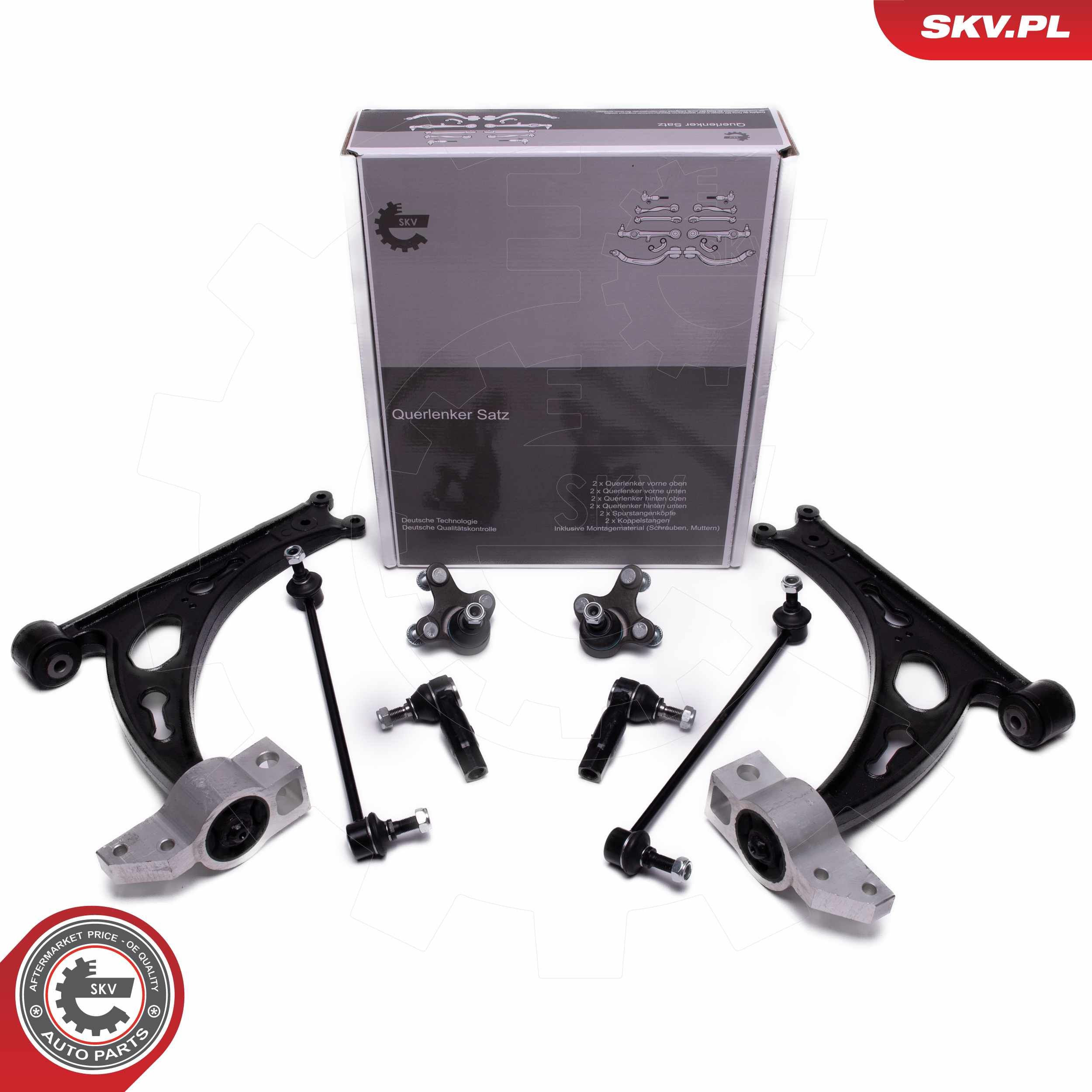 Control/Trailing Arm Kit, wheel suspension 04SKV900