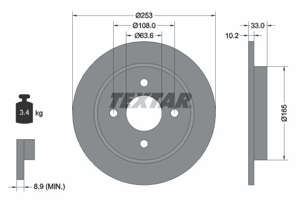 Brake Disc 92088403