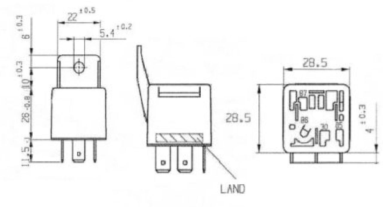 Relais, Arbeitsstrom