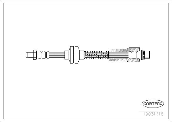 FLEXIBLE DE FREIN FIAT ULYSSE-SC  0705