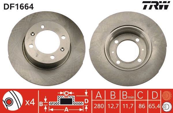 PAIRE DE DISQUES  9900